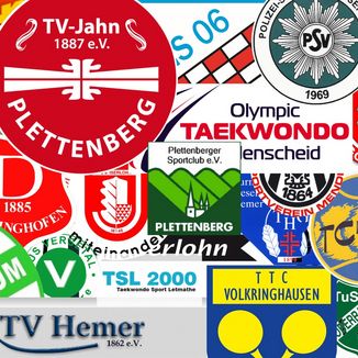 Eine Ansammlung von Vereinslogos aus dem MK
